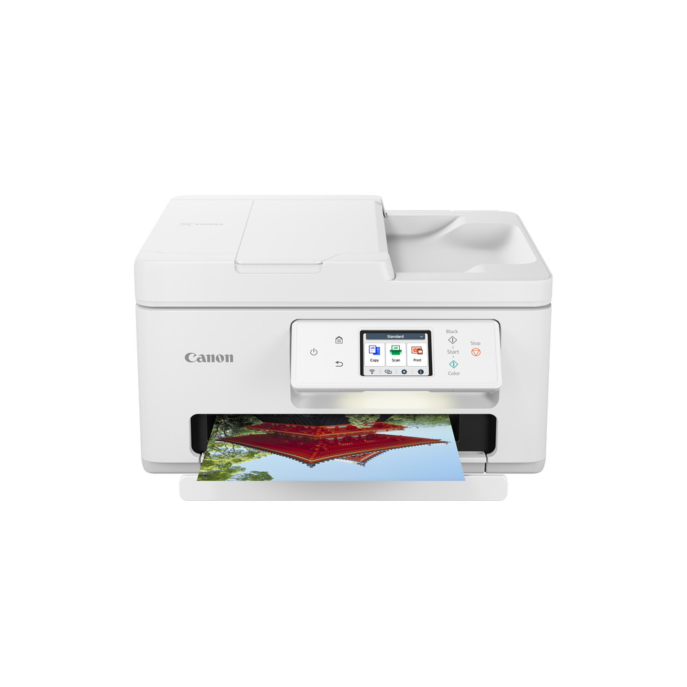 Canon PIXMA TS7750i, Jet d'encre, Impression couleur, 1200 x 1200 DPI, Copie couleur, A4, Blanc 6258C006