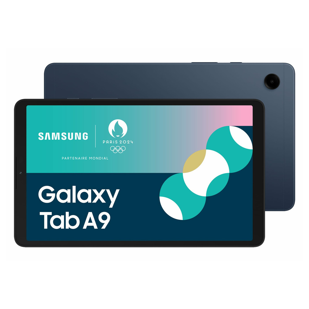 Samsung Galaxy Tab A9 SM-X110N, 22,1 cm (8.7'), 1340 x 800 pixels, 128 Go, 8 Go, 332 g, Marine SM-X110NDBEEUB