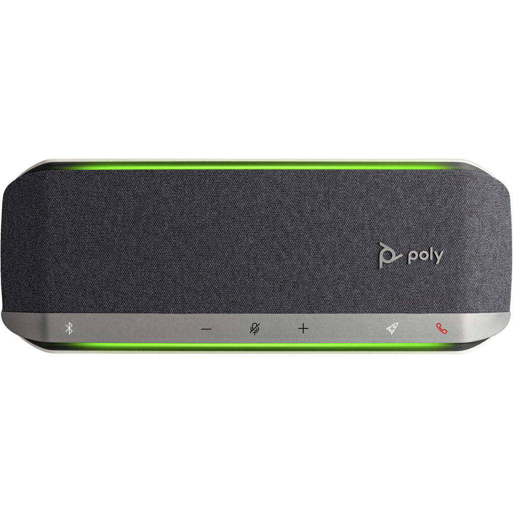 HP Poly Haut-parleur Poly Sync 40+ certifié Microsoft Teams USB-A USB-C +adaptateur BT700 USB-A, Téléphone mobile / PC, Argent, 55 dB, 1,05 m, Tactile