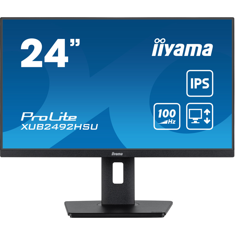 iiyama XUB2492HSU-B6, 60,5 cm (23.8'), 1920 x 1080 pixels, Full HD, LED, 0,4 ms, Noir