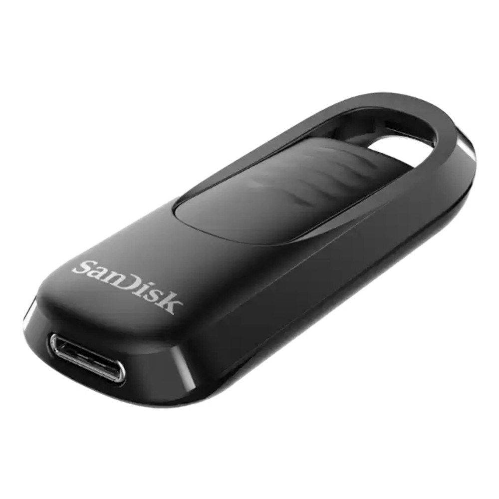 SanDisk SDCZ480-128G-G46, 128 Go, USB Type-C, 3.2 Gen 1 (3.1 Gen 1), Slide, 6,5 g, Noir
