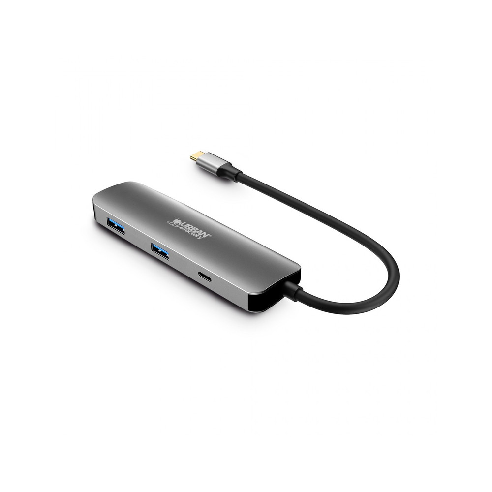 Urban Factory MHC40UF Avec fil USB 3.2 Gen 1 3.1 Gen 1 Type C Sideral 5 Gbit/