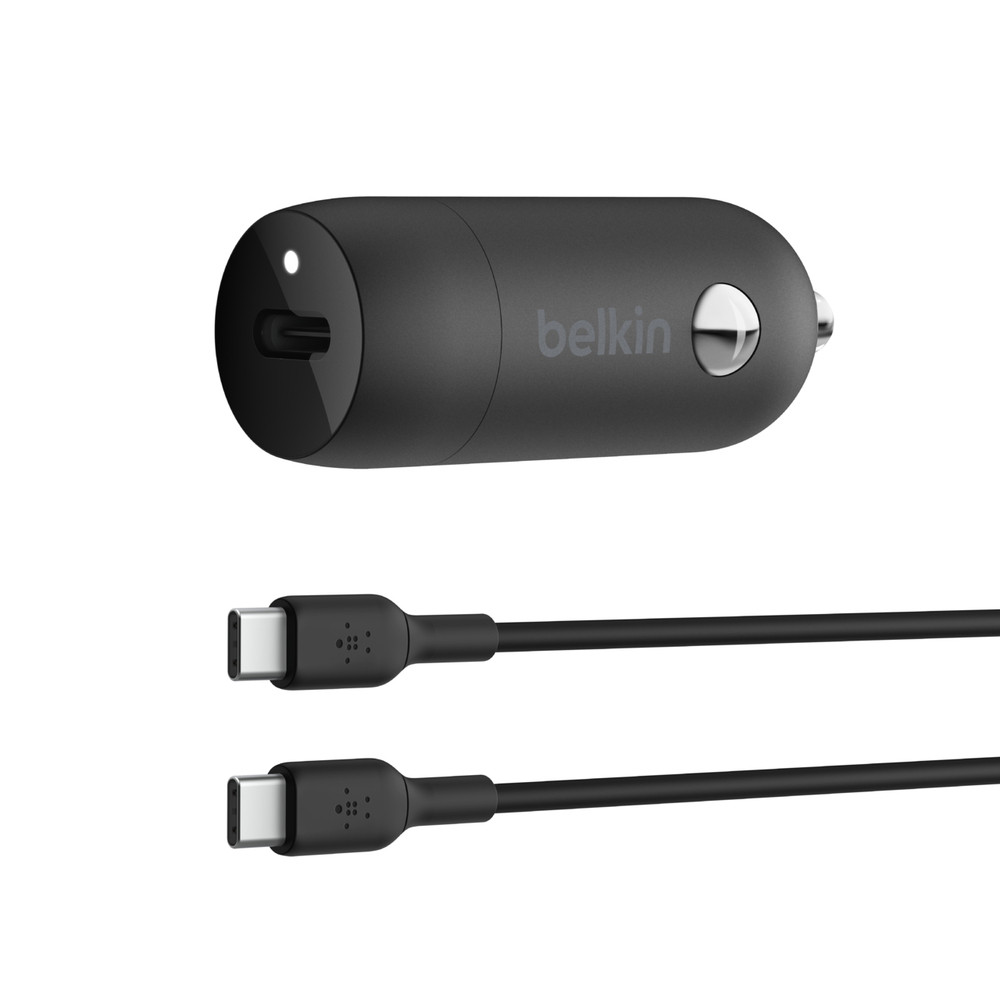 Belkin Chargeur de voiture 1 port USB C sur prise allume cigare avec câble USB C - vue 10