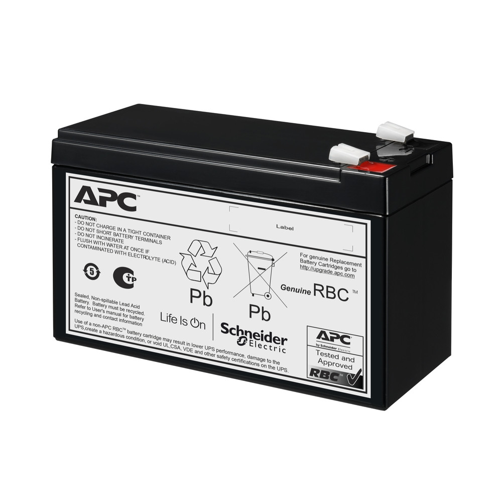 APC APCRBC177, Sealed Lead Acid (VRLA), 24 V, 1 pièce(s), Noir, 9 Ah, Hg (mercure)