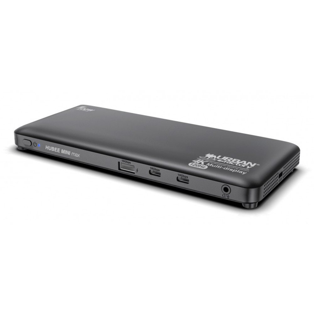 Urban Factory TCD49UF, USB Type-C, 100 W, Noir, 4K Ultra HD, 120 Hz, Kensington