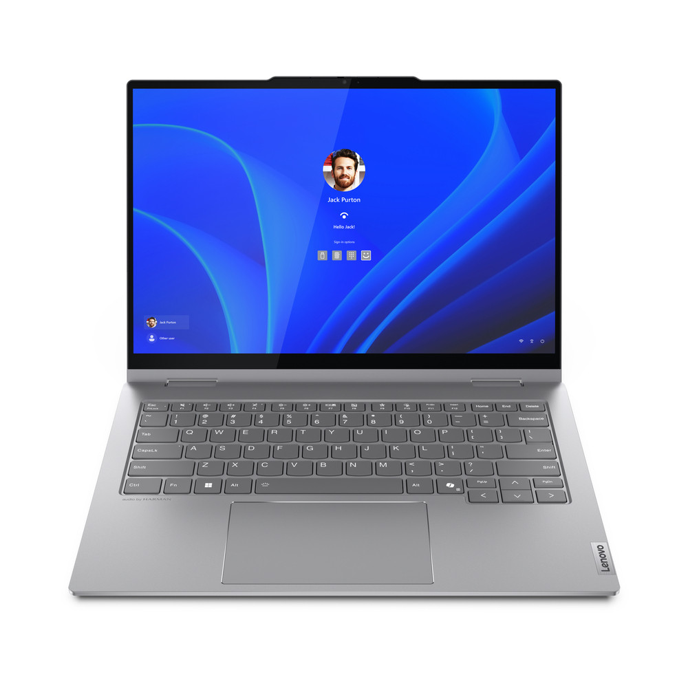 Lenovo ThinkBook 14 2-in-1, Intel Core Ultra 7, 35,6 cm (14'), 1920 x 1200 pixels, 16 Go, 512 Go, Windows 11 Pro 21MX0012FR