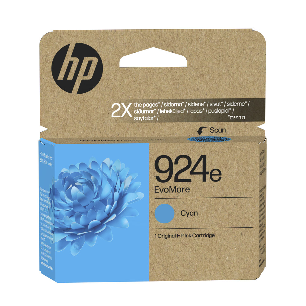 HP Modèle du produit : Evomore 4K0U7NE Cyan Ink Crtg Neuf - vue 3