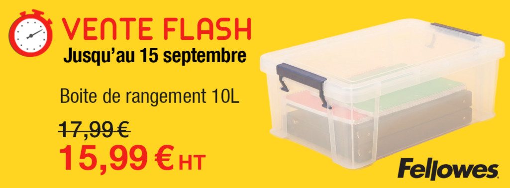 Vente flash boite de rangement