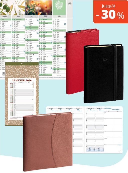 Agendas & Calendriers 2026