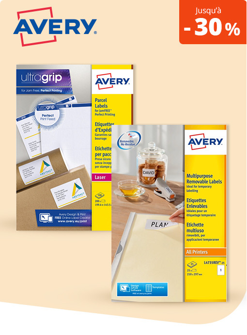 Étiquettes AVERY