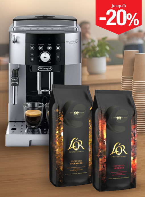 Cafés grains et machines