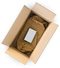Recycled paper packaging at RAJA