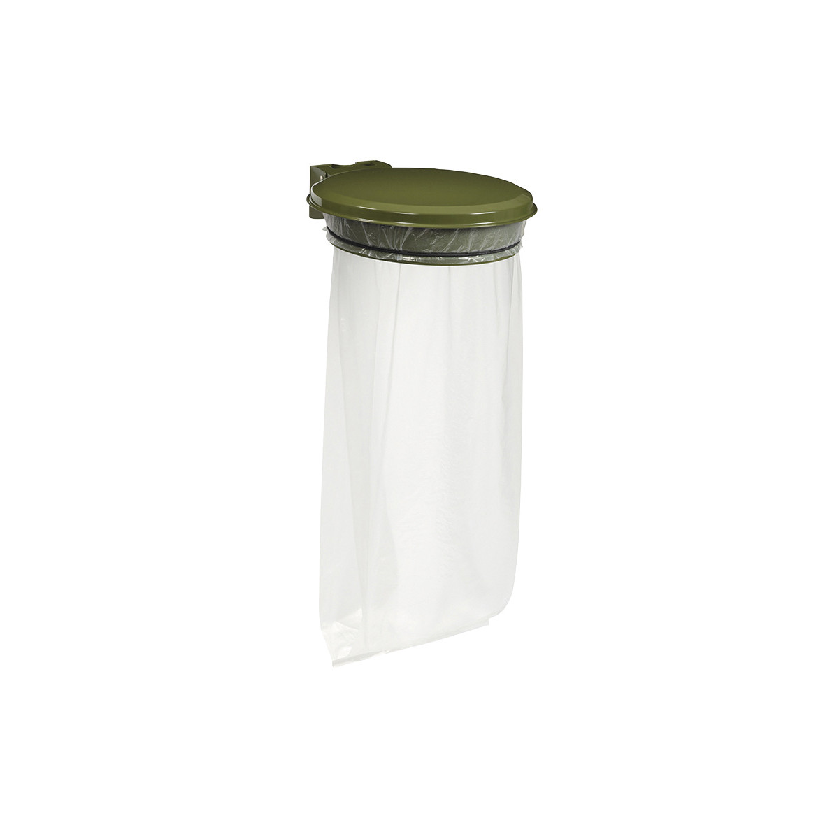 Rossignol Support-sac mural à couvercle 110 L - Vert