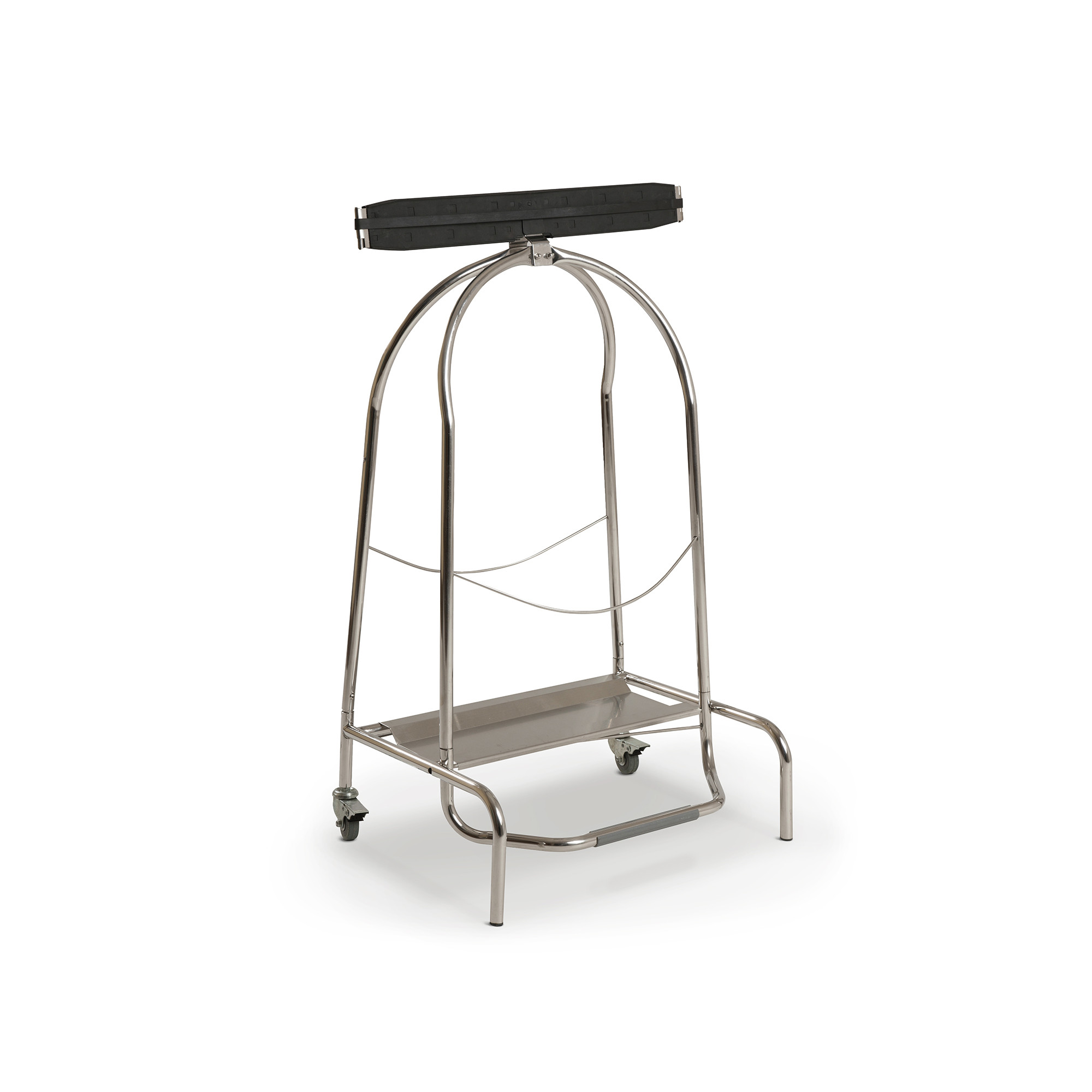 Support-sac mobile à pédale avec clapet - 110 litres