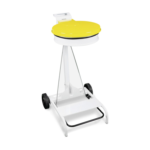 Support-sac mobile  pdale 110 L jaune