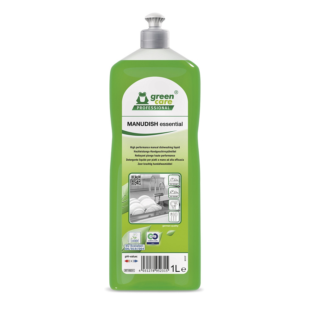 Green care Liquide vaisselle spcial plonge Manudish - Flacon 1 L