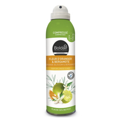 Boldair Désodorisant compressé Fleur d'Oranger et Bergamote - 250 ml