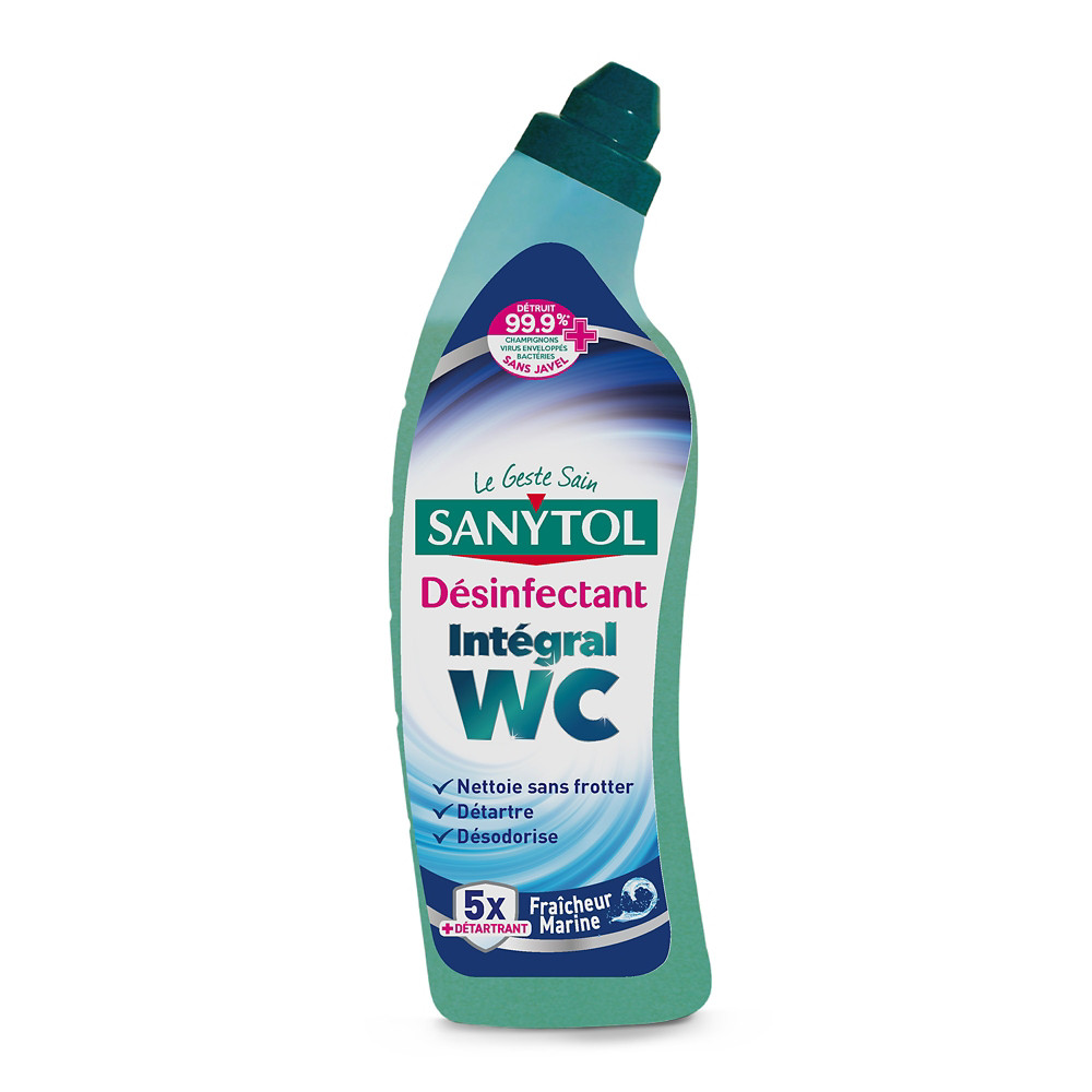 Sanytol Gel WC Intgral dsinfectant Fracheur Marine - Flacon 750ml