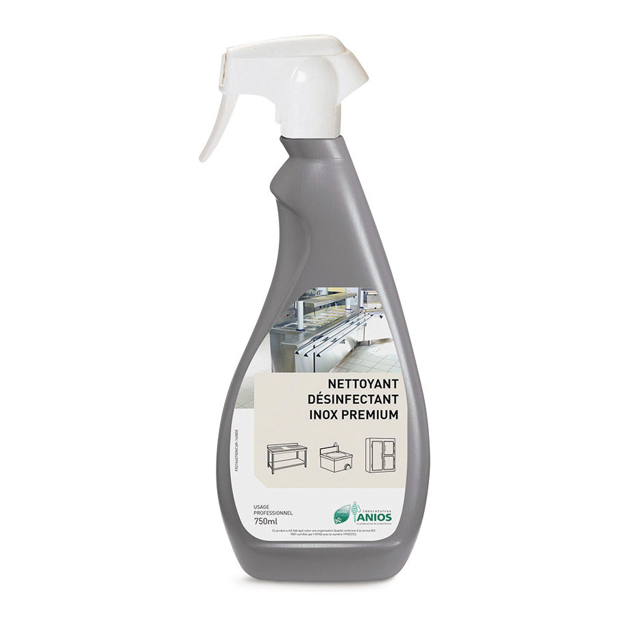Anios Spray nettoyant inox vaporisateur - Parfum citron - 750 ml