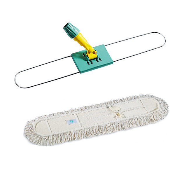 TTS Support de balai articulé à frange coton - 60 cm