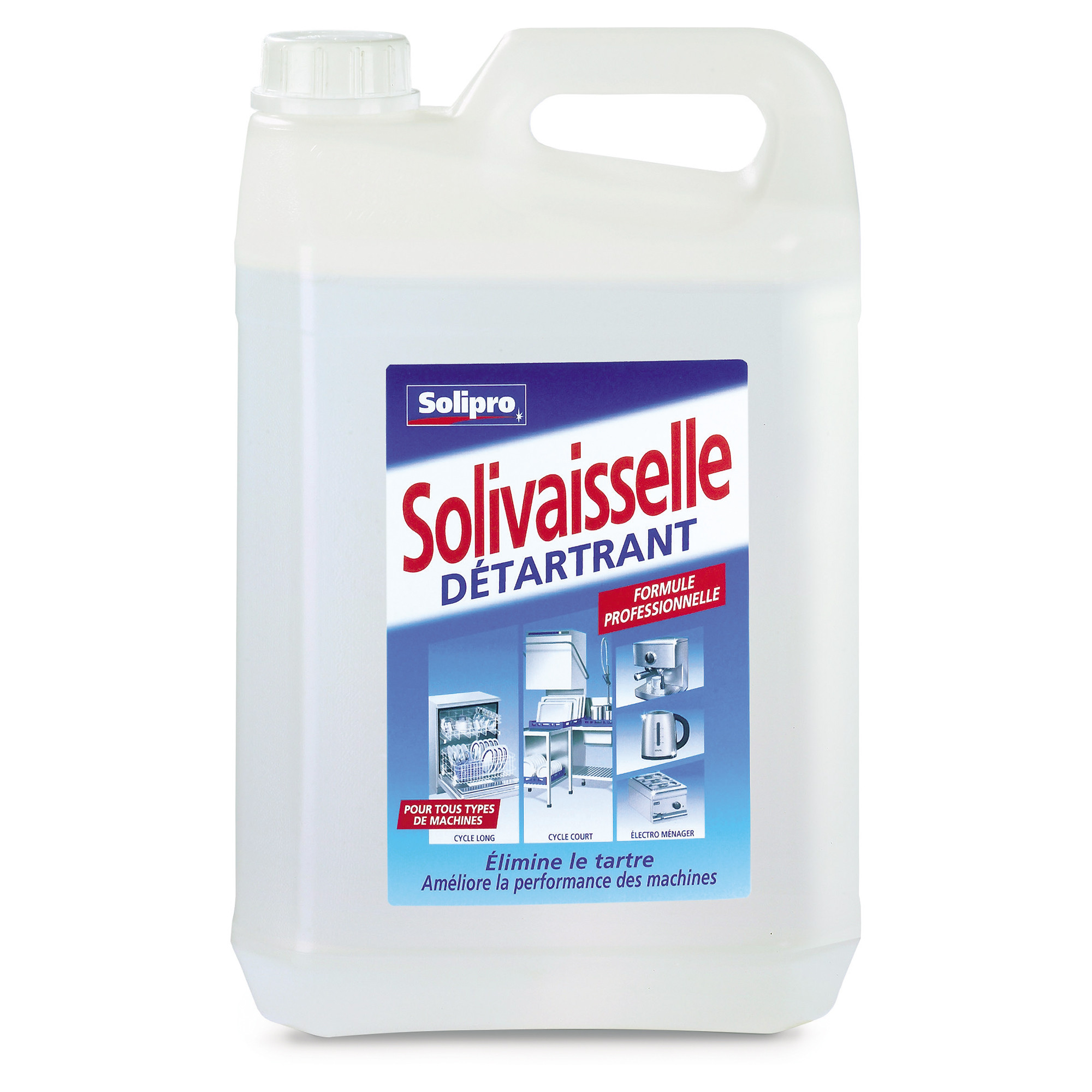 Solipro Liquide détartrant lave-vaisselle Solivaisselle - 5 L