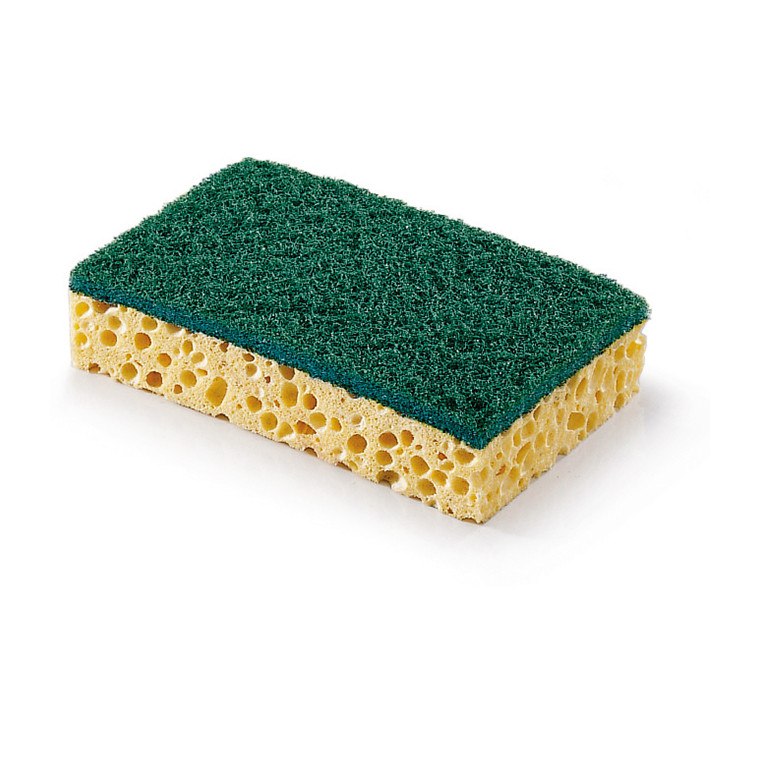 MONDOFFICE - Eponge grattante double face verte