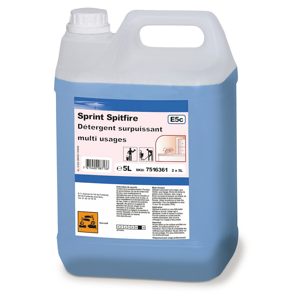 Takski Spitfire Plus Dtachant de surfaces - 5 L