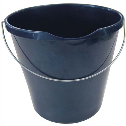 Brosserie Thomas - Seau de ménage rond bec verseur - 12l bleu