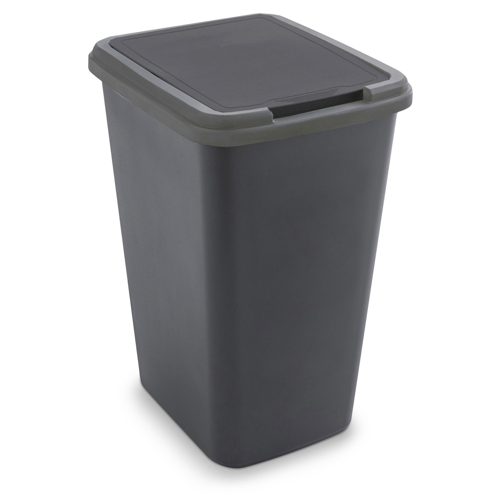 Poubelle  couvercle basculant recycle 50l