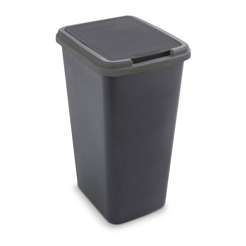 Poubelle à couvercle basculant recyclée 25l