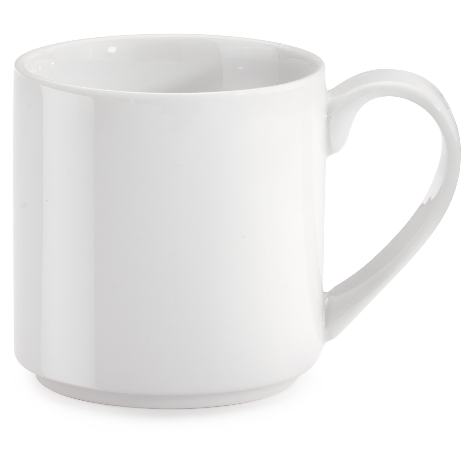 Mug en porcelaine Blanc 25 cl - Lot de 12