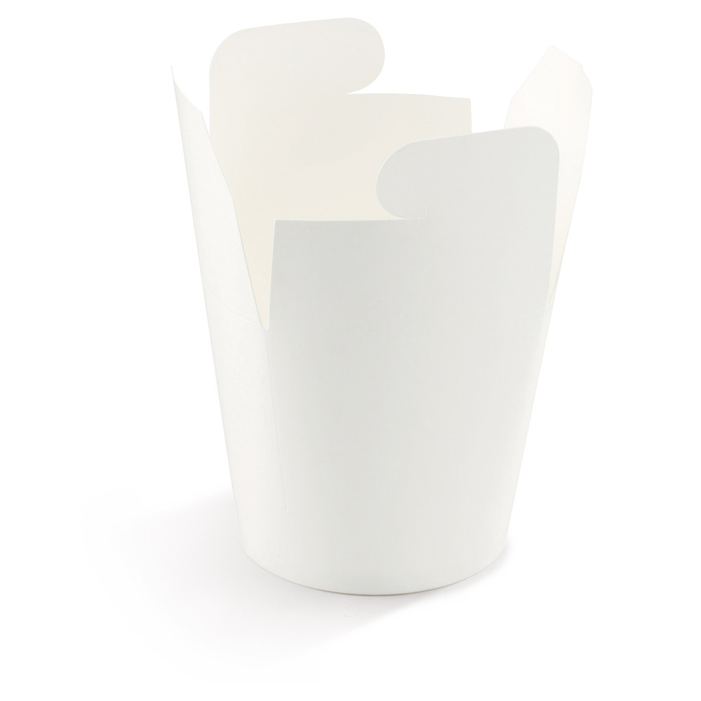 Pot  ptes en carton 78cl fermeture  croisillon Blanc - lot de 50