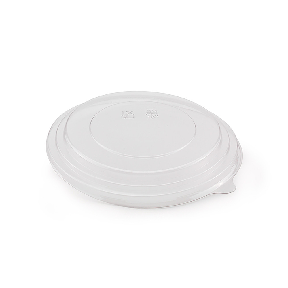 Couvercle pour saladier rond en carton 130 cl - Brun - Lot de 25