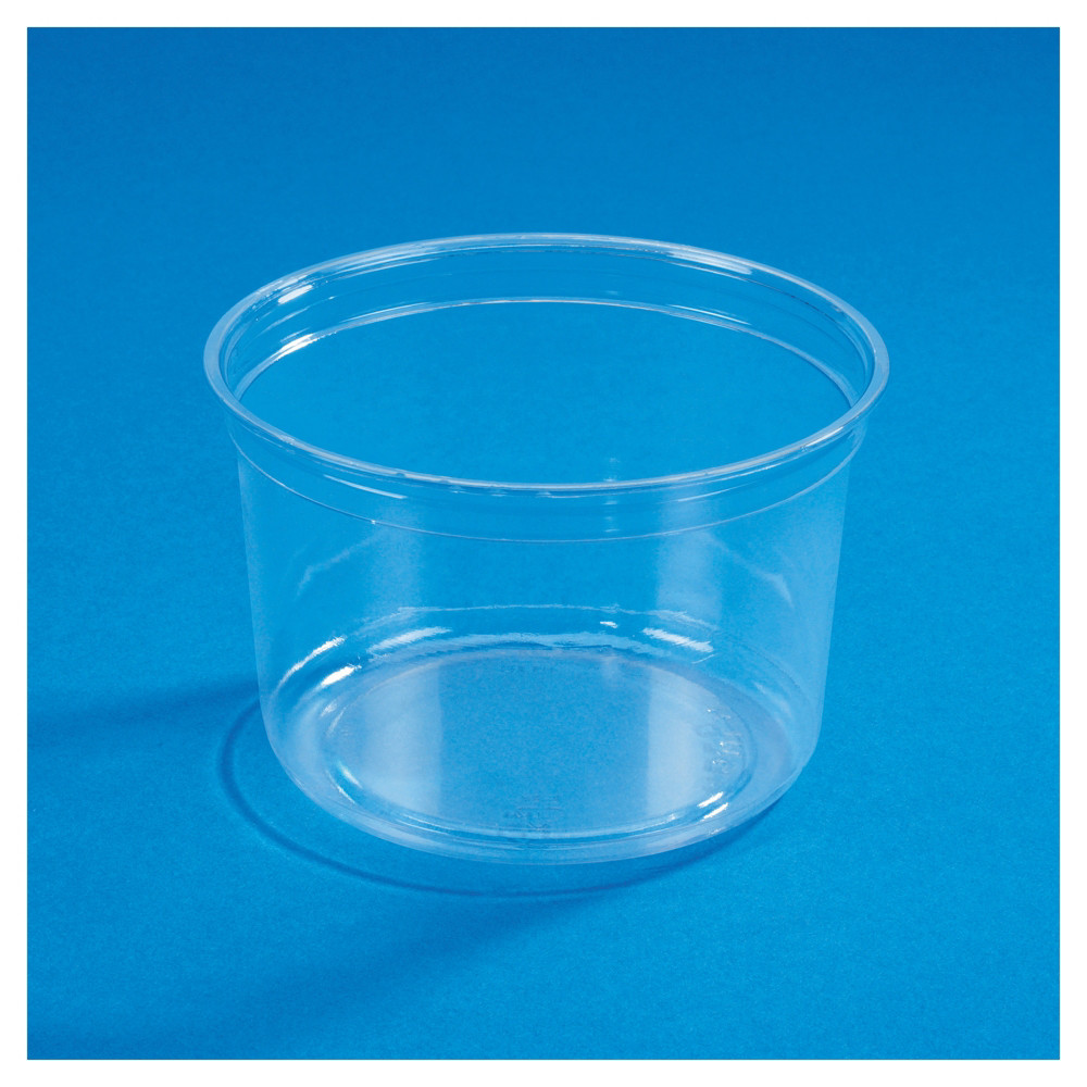 Pot plastique fracheur 47,3 cl - Transparent - Lot de 50