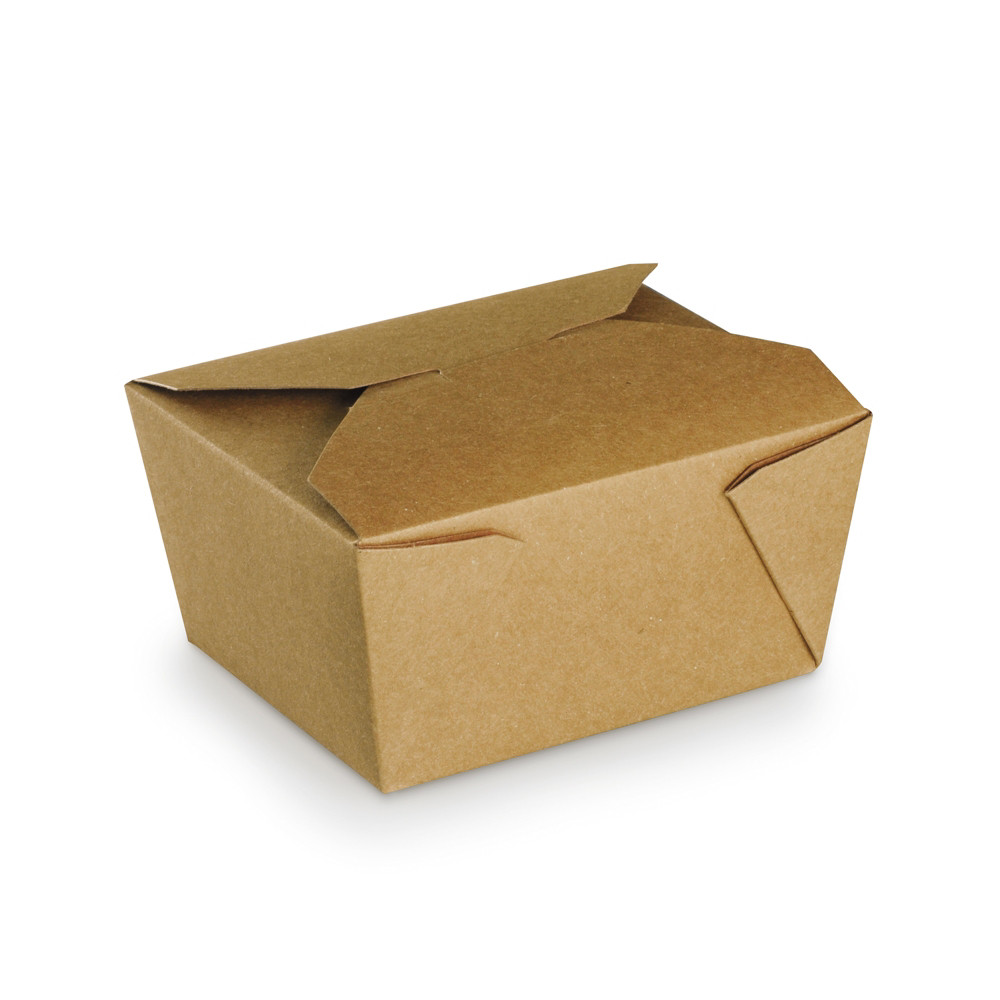 Bote en carton 78cl fermeture  croisillon  Kraft brun - lot de 50