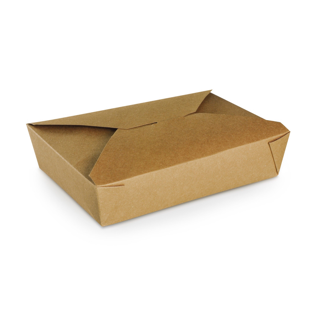 Bote en carton 150cl fermeture  croisillon  Kraft brun - lot de 50