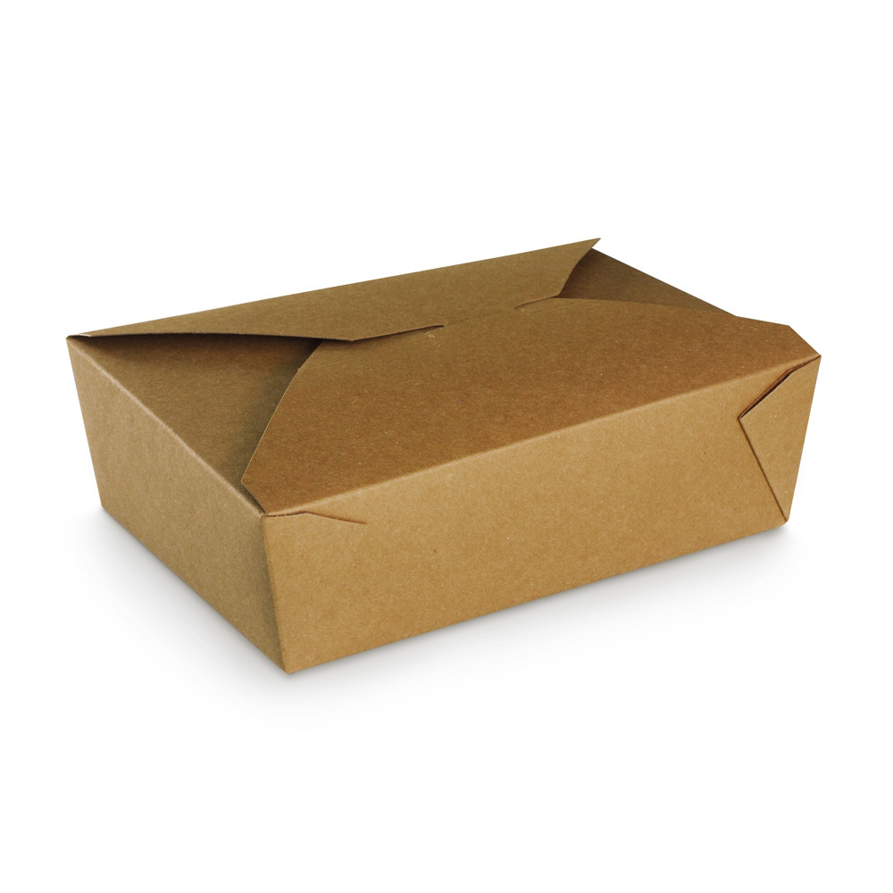Bote en carton 200cl fermeture  croisillon  Kraft brun - lot de 50