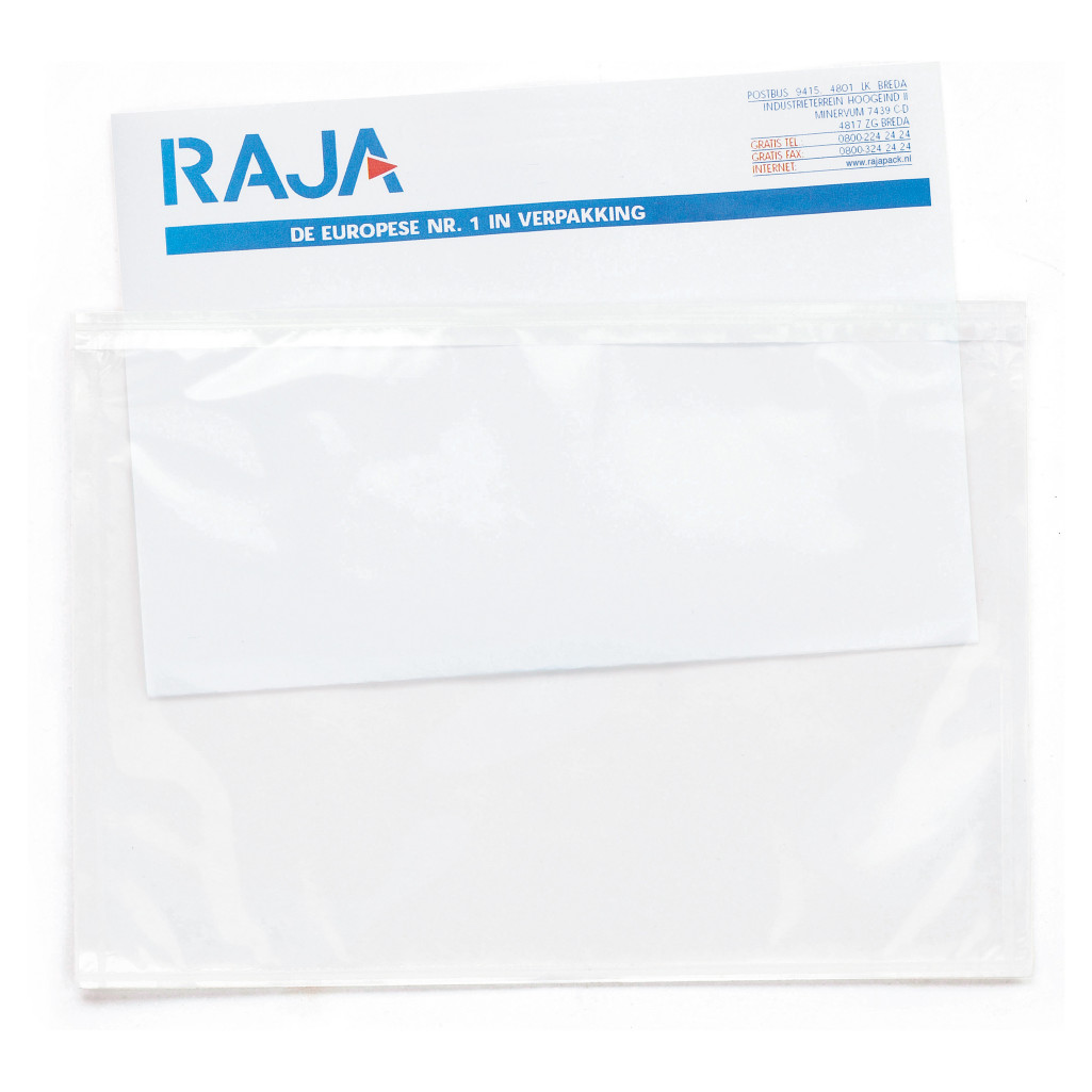 Transparante paklijst- enveloppen