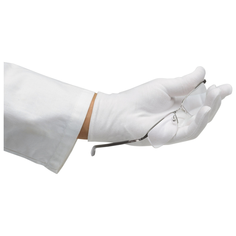 Honeywell Gants de propret coton lasthane - Blanc - Taille 8