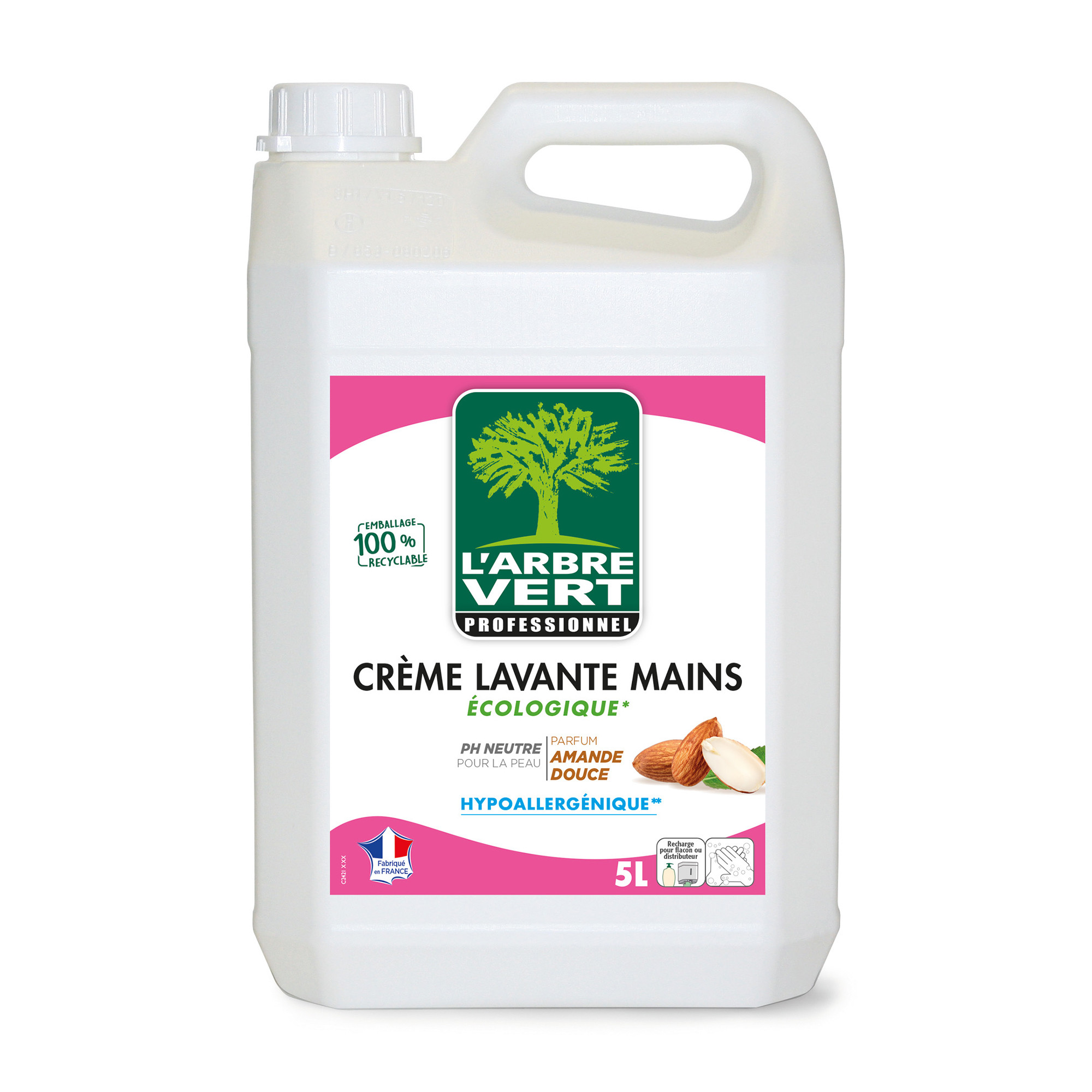 L%27Arbre+Vert+Creme+lavante+mains+parfum+amande+douce+-+Bidon+5L