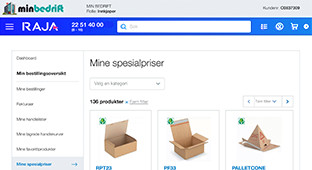 Nettbutikk forhåndsvisning