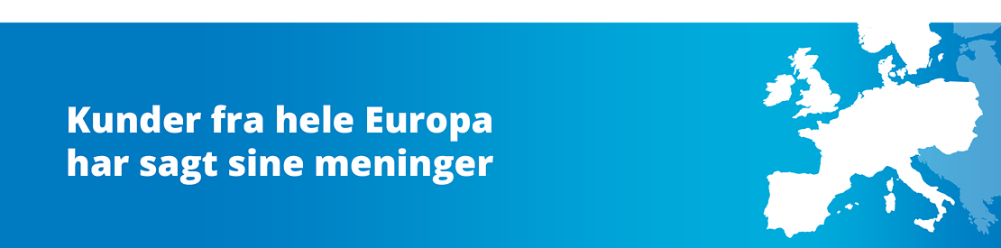 70 år med tillit! Kunder fra hele Europa har sagt sine meninger