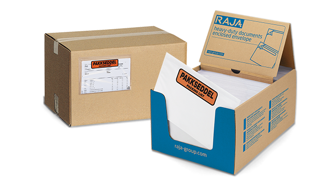 Selvklæbende følgeseddellommer