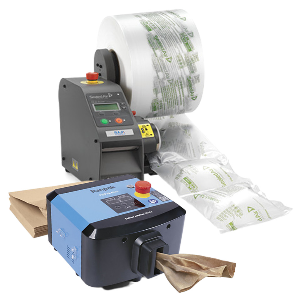 Machines voor opvulling en bescherming