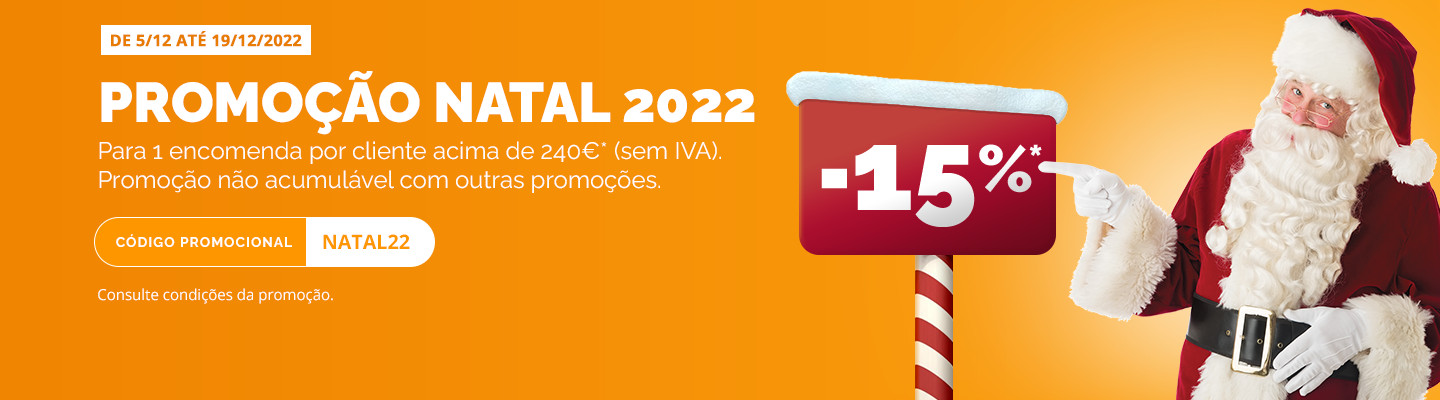 PROMOÇÃO NATAL 2022 -15%* DE 5/12 ATÉ 19/12/2022