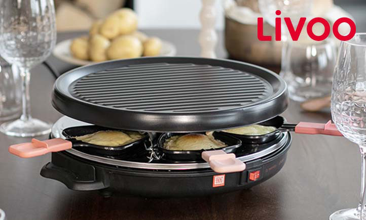 Votre set de raclette LIVOO x MARMITON