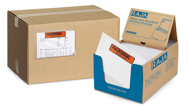 Självhäftande packsedelskuvert