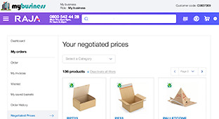 Aperçu du site e-commerce
