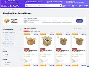 Aperçu du site e-commerce