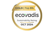 Gold Ecovadis accreditation
